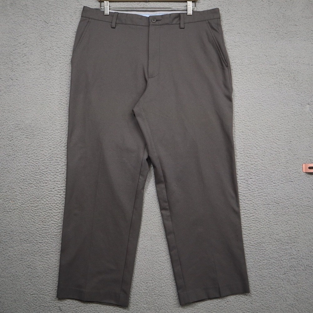 Footjoy Pants Mens 38x30 Gray Golf Performance Flat Front Stretch Lightweight